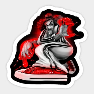 SHO NUFF THE LAST DRAGON FIGHT Sticker